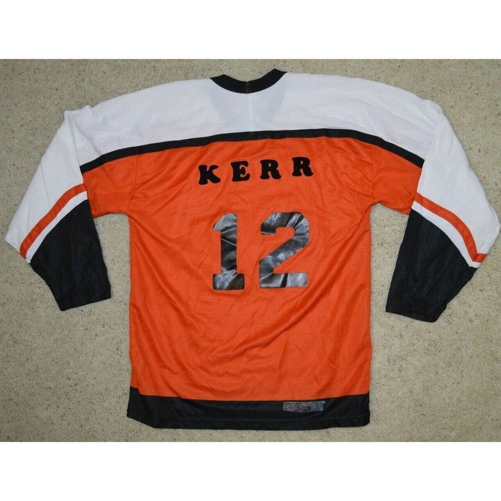 VINTAGE CCM TIM‎ KERR #12 MENS SIZE MEDIUM PHILADELPHIA FLYERS HOCKEY JERSEY USA